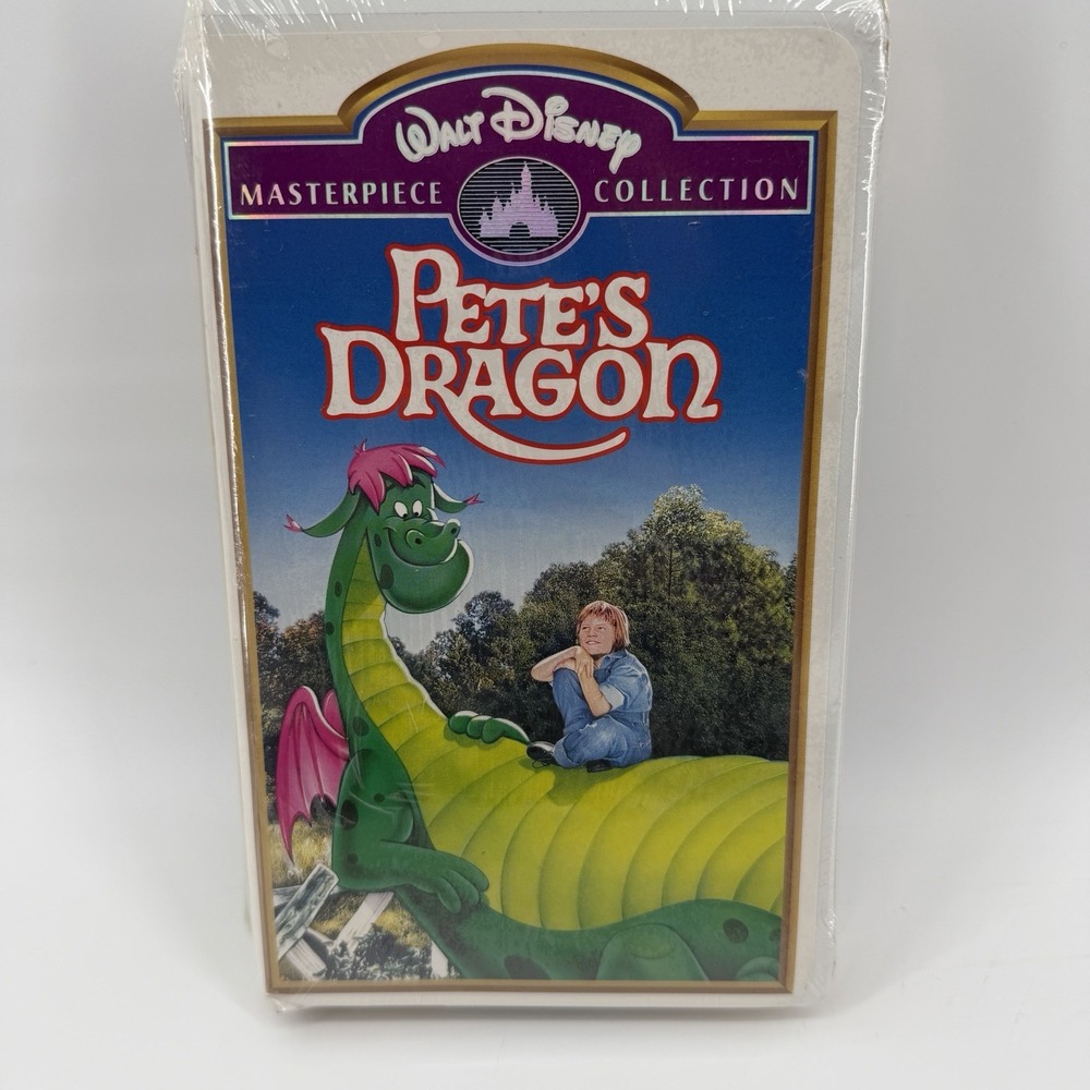 Pete's Dragon - New Sealed! VHS Disney Video Tape Masterpiece 80s VTG Clamshell